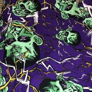 Lularoe TC2 Leggings Halloween Frankenstein [New]